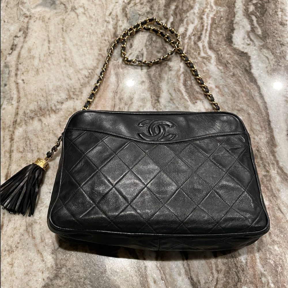 CHANEL crossbody camera bag - converts to shoulder bag